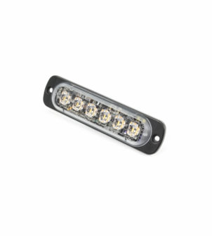 Flitslicht 6 LED Wit